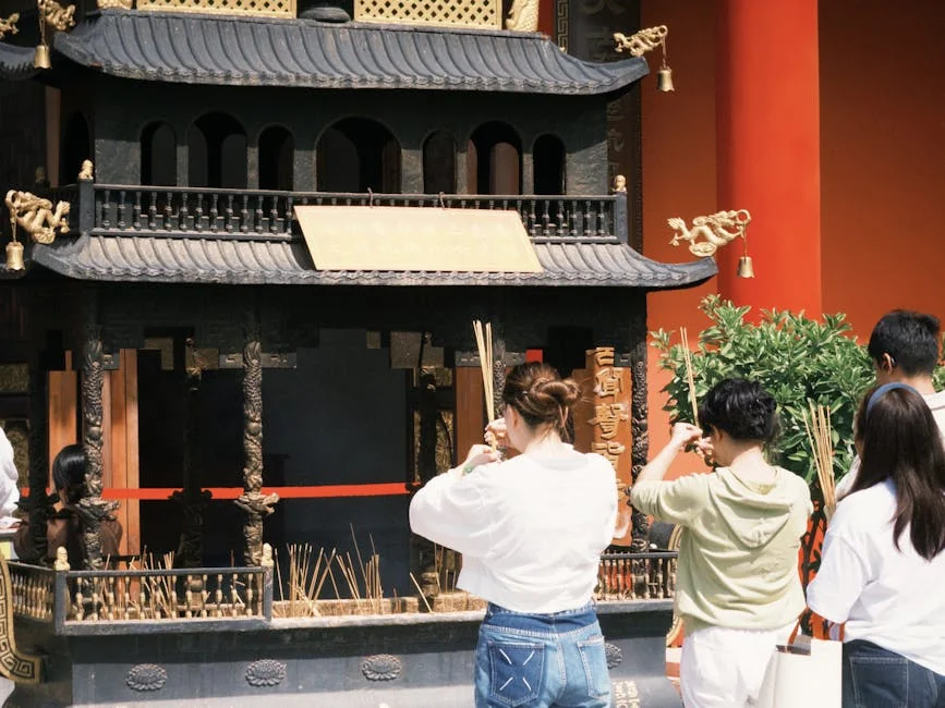 Meditation for peace and serenity - stock photo