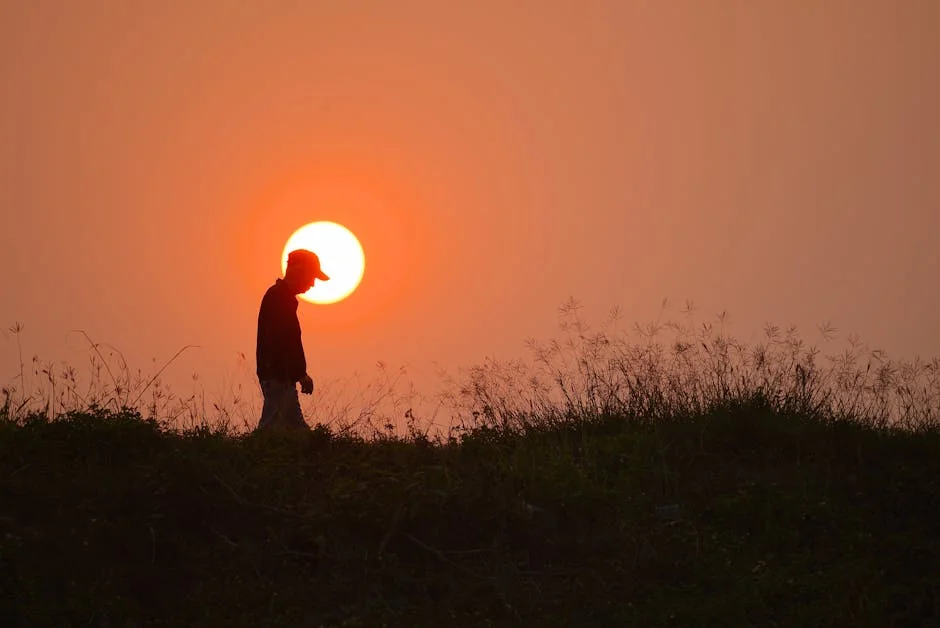 Silence is peace - stock photo